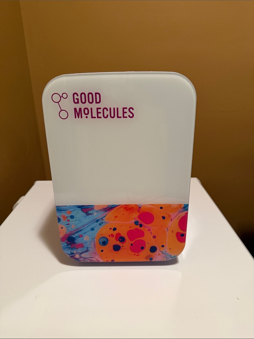 Good Molecules White Skincare Case with Colorful Accent